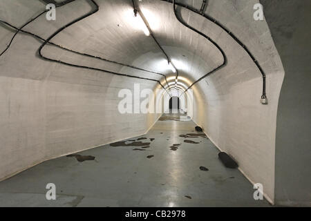 L'armée bosniaque a pris un bunker nucléaire construit secrètement par l'Armée yougoslave le 11 mai 1992. Aujourd'hui, ce bunker est ouverte au public. Banque D'Images