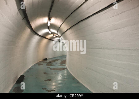 L'armée bosniaque a pris un bunker nucléaire construit secrètement par l'Armée yougoslave le 11 mai 1992. Aujourd'hui, ce bunker est ouverte au public. Banque D'Images