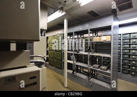 L'armée bosniaque a pris un bunker nucléaire construit secrètement par l'Armée yougoslave le 11 mai 1992. Aujourd'hui, ce bunker est ouverte au public. Banque D'Images