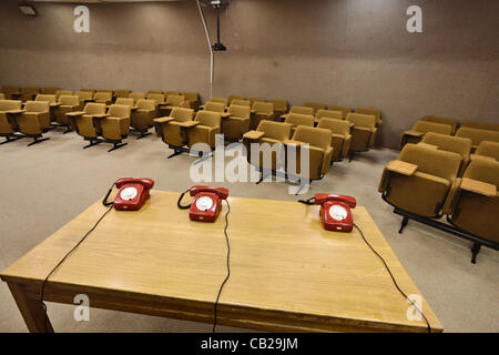 L'armée bosniaque a pris un bunker nucléaire construit secrètement par l'Armée yougoslave le 11 mai 1992. Aujourd'hui, ce bunker est ouverte au public. Banque D'Images