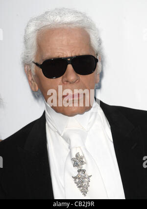 KARL LAGERFELD GALA DE L'AMFAR CONTRE LE SIDA FESTIVAL DE CANNES 2012 HOTEL DU CAP-EDEN-ROC CANNES FRANCE 24 Mai 2012 Banque D'Images