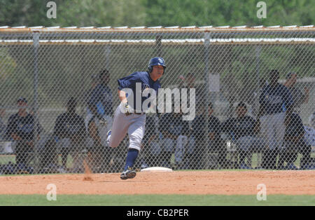 Hideki Matsui (rayons X), le 10 mai 2012 - MLB : Hideki Matsui du Japon des Rays de Tampa Bay au cours d'un long entraînement de printemps match contre les Twins du Minnesota à Port Charlotte, en Floride, États-Unis. (Photo de bla) Banque D'Images