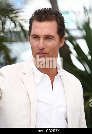 MATTHEW MCCONAUGHEY BOUE PHOTOCALL CANNES FILM FESTIVAL 2012 PALAIS DES FESTIVAL CANNES FRANCE 26 Mai 2012 Banque D'Images