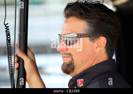 25 mai 2012 - Indianapolis, Indiana, États-Unis - IZOD Indycar Series, Indy 500, Indianapolis, IN, la qualification, la pratique, Mai 18-27 2012, Michael Andretti, Andretti Autosport Chevrolet. (Crédit Image : © Ron Bijlsma/ZUMAPRESS.com) Banque D'Images