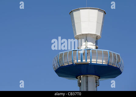 La tour d'observation de la vie marine, aux Jeux olympiques 2012, le lieu de la voile est sur le point de terminer, Weymouth, Dorset, Angleterre, UK 28/05/2012 Photo : Service de presse de Dorset Banque D'Images