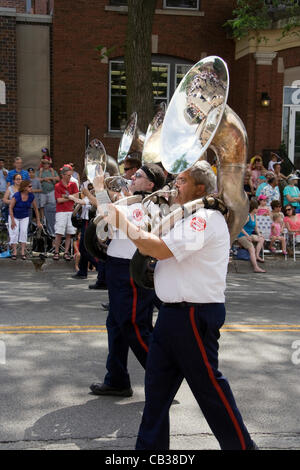 Memorial Day Parade - Naperville 2012 Banque D'Images