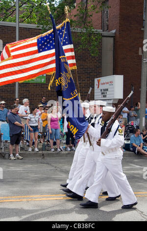 Memorial Day Parade - Naperville 2012 Banque D'Images