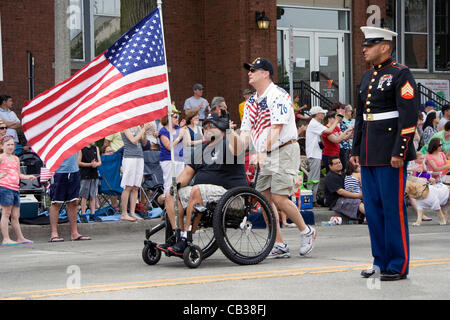 Memorial Day Parade - Naperville 2012 Banque D'Images