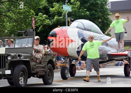 Memorial Day Parade - Naperville 2012 Banque D'Images