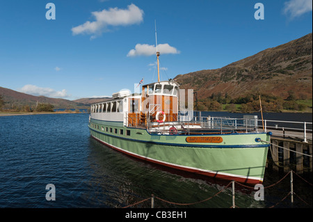 Bateau à vapeur Ullswater Lady Wakefield Banque D'Images