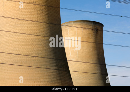 High Marnham Power Station, Trent Valley Banque D'Images