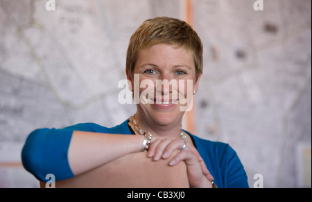 Homme politique conservateur britannique Charlotte Vere, Baroness Vere de Norbiton. Photo par James Boardman. Banque D'Images