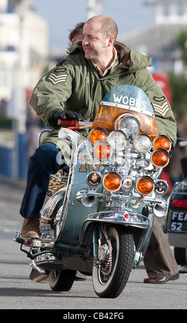 Tournage à Eastbourne Brighton Rock 2009. Photo par James Boardman. Banque D'Images