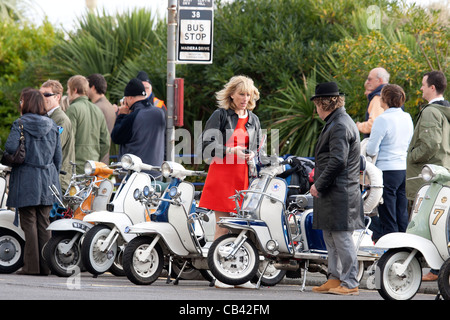 Tournage à Eastbourne Brighton Rock 2009. Photo par James Boardman. Banque D'Images