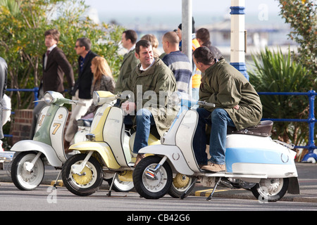 Tournage à Eastbourne Brighton Rock 2009. Photo par James Boardman. Banque D'Images