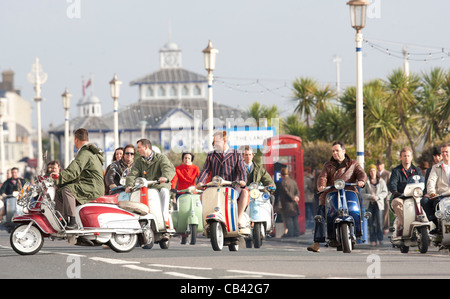 Tournage à Eastbourne Brighton Rock 2009. Photo par James Boardman. Banque D'Images