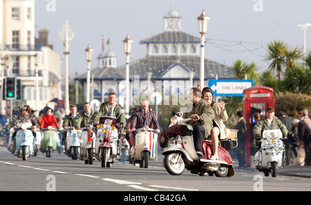 Tournage à Eastbourne Brighton Rock 2009. Photo par James Boardman. Banque D'Images