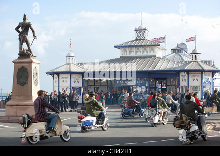 Tournage à Eastbourne Brighton Rock 2009. Photo par James Boardman. Banque D'Images