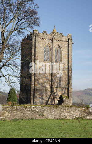 Clocher de l'abbaye de Cambuckenneth, Cambuckenneth, Écosse, Royaume-Uni Banque D'Images