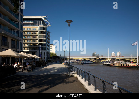 Imperial Wharf chelsea Londres Angleterre Banque D'Images