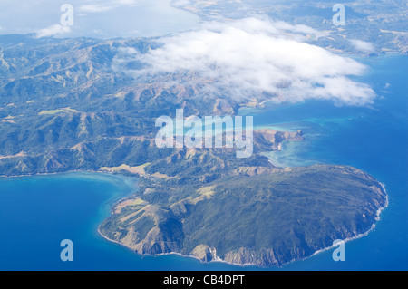 Vue aérienne de l'île de Boracay, Philippines Banque D'Images