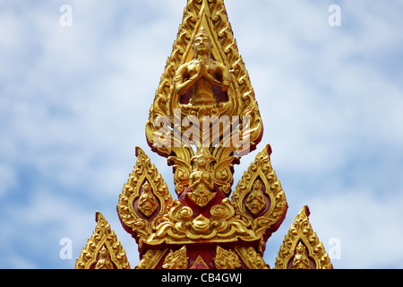 Temple Bouddhique Wat Lak Si close up, Bangkok, Thaïlande. Banque D'Images