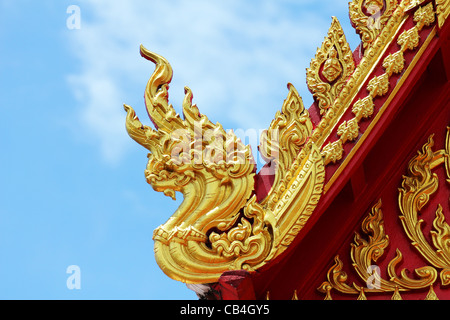 Temple Bouddhique Wat Lak Si close up, Bangkok, Thaïlande. Banque D'Images