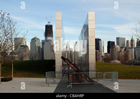 Le Mémorial Empty Sky à Liberty State Park, Jersey City, New Jersey, USA. Banque D'Images