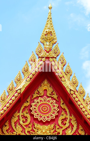 Temple Bouddhique Wat Lak Si close up, Bangkok, Thaïlande. Banque D'Images