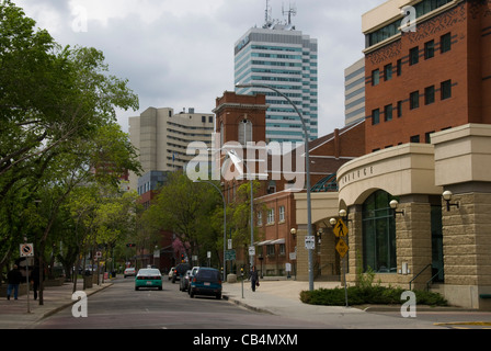 Local commercial, centre-ville, Edmonton, Alberta, Canada Banque D'Images