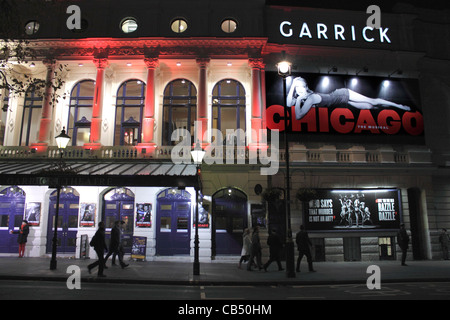 Chicago montrant au Garrick Theatre London Novembre 2011 Banque D'Images