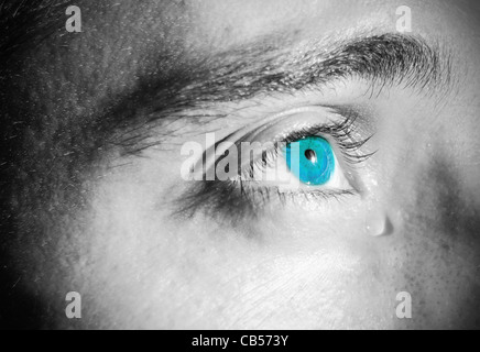 Regard triste Banque D'Images