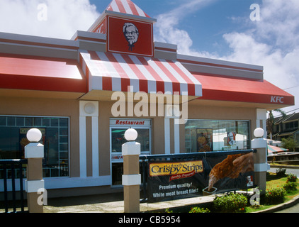 Port d'Espagne Trinité Kentucky Fried Chicken (KFC) Restaurant Banque D'Images