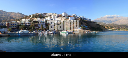Agia Galini, Crete - Panorama Banque D'Images
