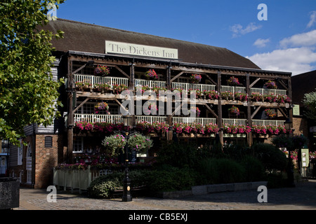 St Katherines wapping dock London England Banque D'Images