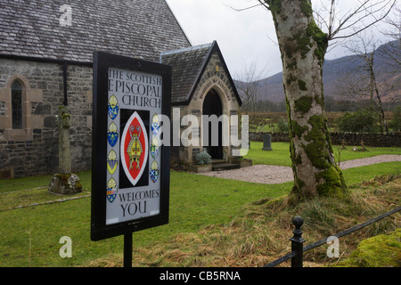 L'église de saint Colomba à Gruline, Ile de Mull, en Ecosse. Banque D'Images