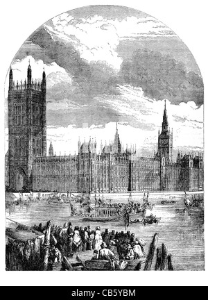 ANCIENNE CARTE POSTALE London The Maisons De Parlement EUR 15,37