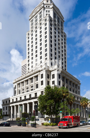 Palais de justice du comté de Miami-Dade, West Flagler Street, Miami, Florida, USA Banque D'Images