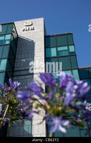 L'AIB Allied Irish Bank International Center, siège de l'AIB Capital Markets à Custom House Quay, Dublin, Irlande. Banque D'Images