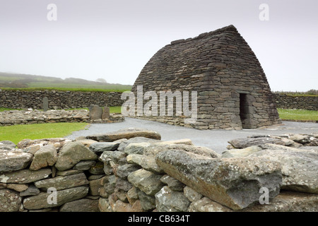 L'Oratoire Gallarus sur la péninsule de Dingle, comté de Kerry, à l'ouest de l'Irlande Banque D'Images