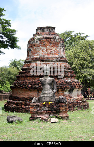 Bouddha à Ayutthaya Historical Park, Thailand Banque D'Images