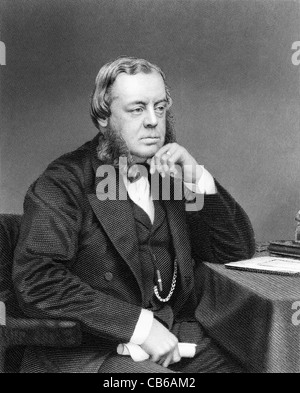 John Winston Spencer-Churchill, 7e duc de Marlborough, KG, PC (1822 - 1883) était un homme politique conservateur anglais victorien Banque D'Images