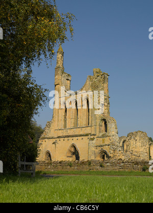 Byland Abbey Coxwold North Yorkshire Angleterre Royaume-Uni Royaume-Uni GB Grande Bretagne Banque D'Images