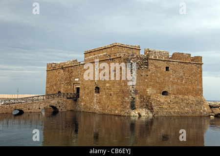 Le château de Paphos, Chypre Banque D'Images