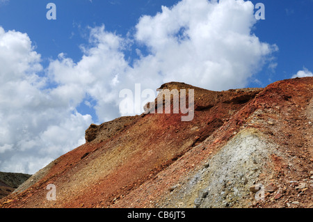 Parys mine de cuivre Montagne Holyhead Anglesey Ynys Mon Gwynedd au Pays de Galles cymru uK GO Banque D'Images