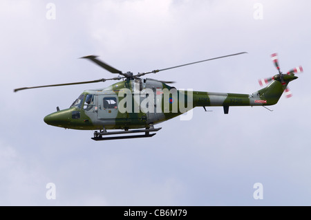 Westland Lynx AH7 exploité par l'Army Air Corps en approche pour l'atterrissage à RAF Fairford, UK Banque D'Images
