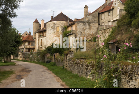 France, Bourgogne Elk196-1483, Noyers-sur-Serein Banque D'Images