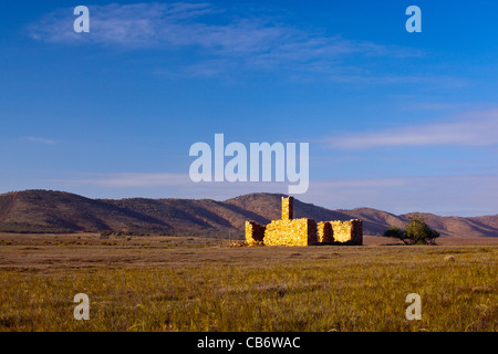 Ruines près de Hawker dans le Southern Flinders Ranges dans le sud de l'Australie outback Banque D'Images