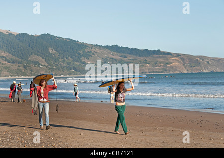 Bolinas Stinson Beach Surf Surf San Francisco California USA United States Banque D'Images