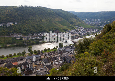 Moseldalen, vallée de la Moselle, Cochem (Allemagne) Banque D'Images